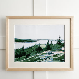 SOMES SOUND OPENING PRINT ON CANVAS