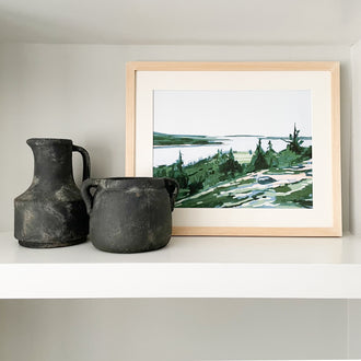 SOMES SOUND OPENING PRINT ON CANVAS