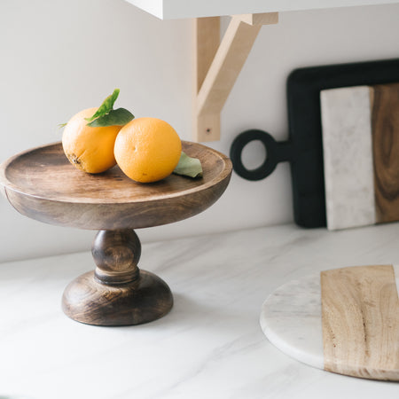 HENLEY WOODEN CAKE STAND